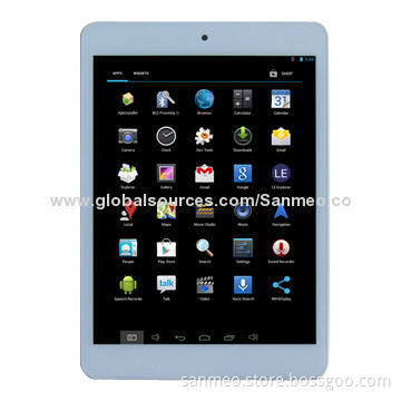 Android Tablet PC, Rockchip 3188 Quad-core 1.8GHz, 1/16GB RAM/ROM, IPS 1,024*768P, 7.85-inch, 4:3